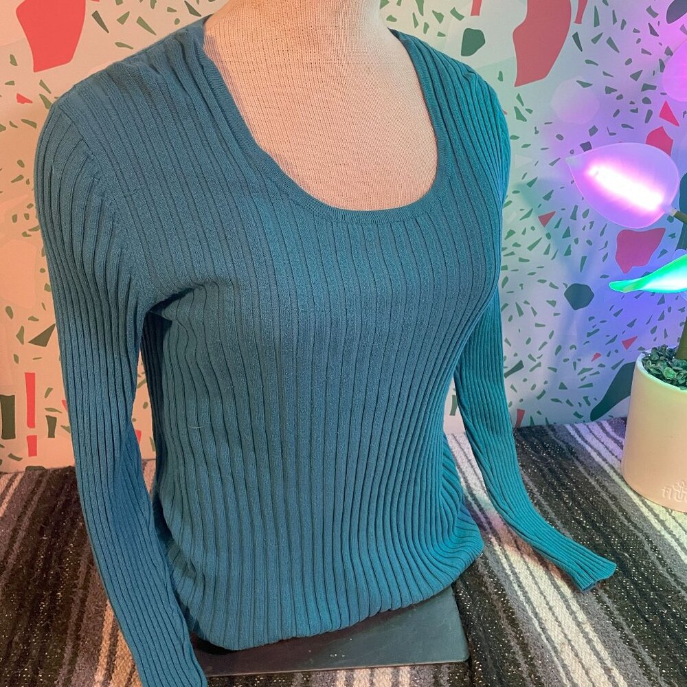 George Pullover Ribbed Sweater - L